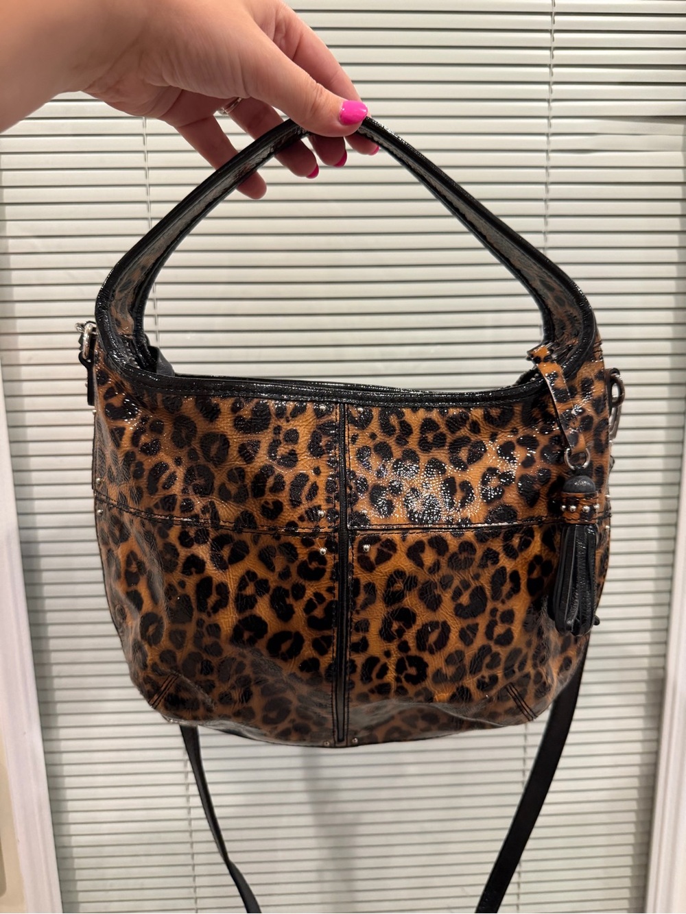 Vintage Brighton Cheetah Print handbag